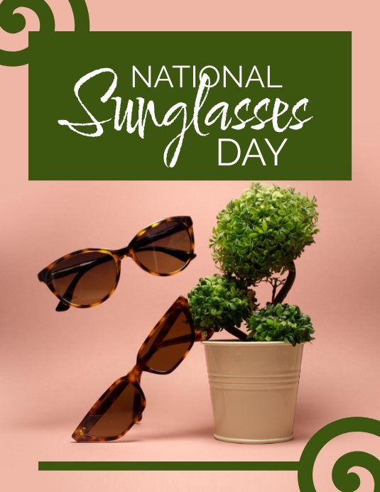 Copy of National Sunglasses Day PosterMyWall