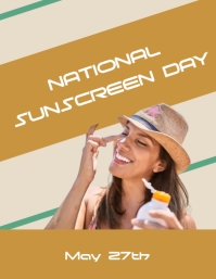 National Sunscreen Day Template | PosterMyWall