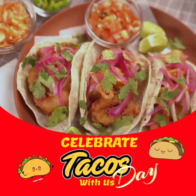 NATIONAL TACO DAY Template PosterMyWall