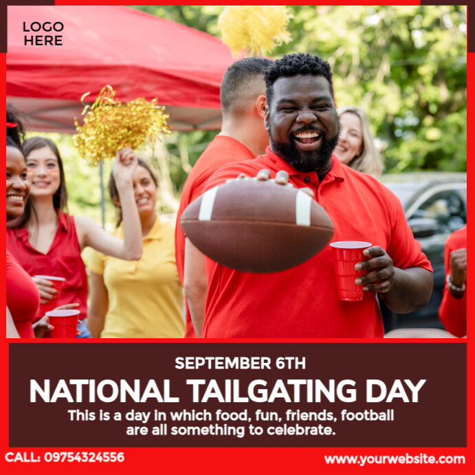 National Tailgating Day Publicação no Instagram template