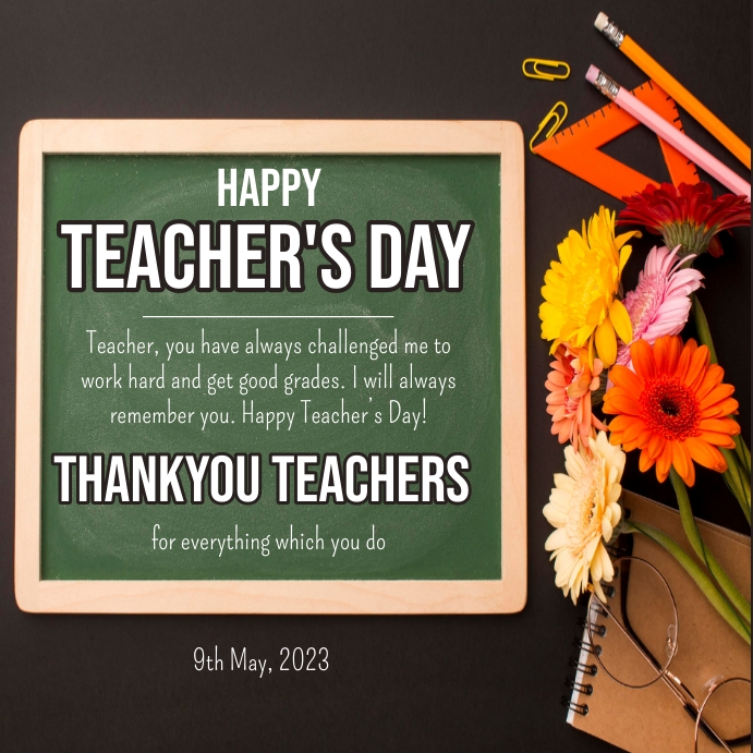 national teachers day,teachers appreciation Template PosterMyWall