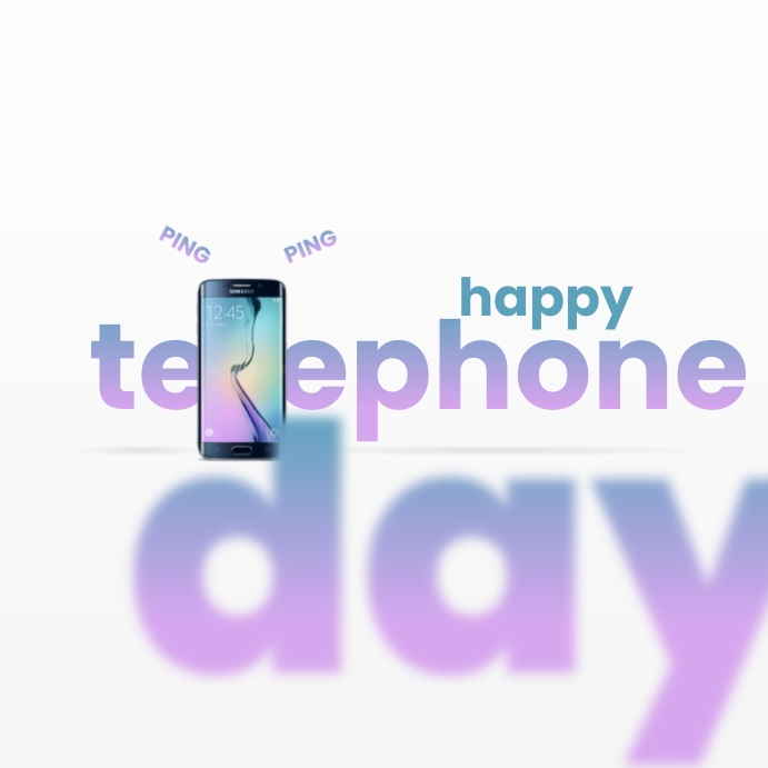 National Telephone Day Template | PosterMyWall