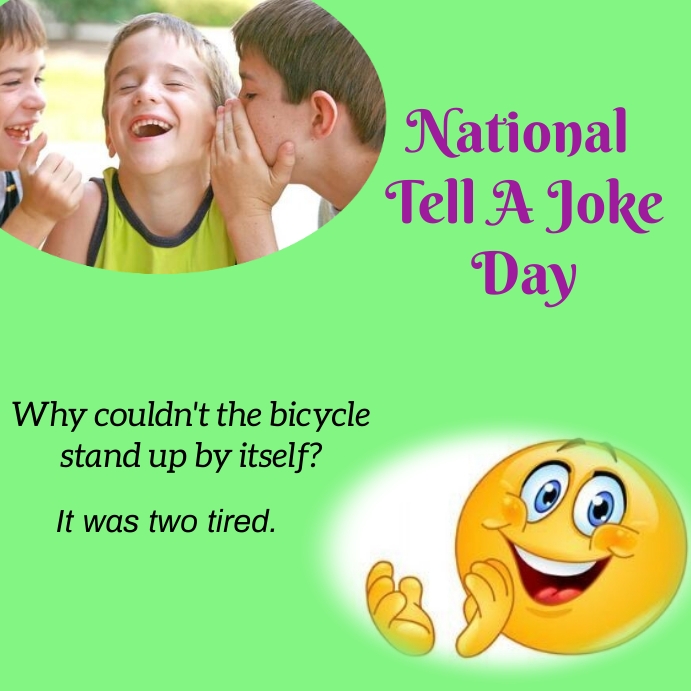 National Tell A Joke Day Template PosterMyWall national-tell-a-joke-day-template-postermywall