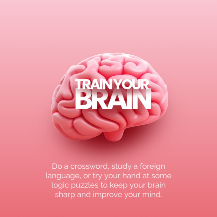 National Test Your Brain Day Instagram Post Template | PosterMyWall