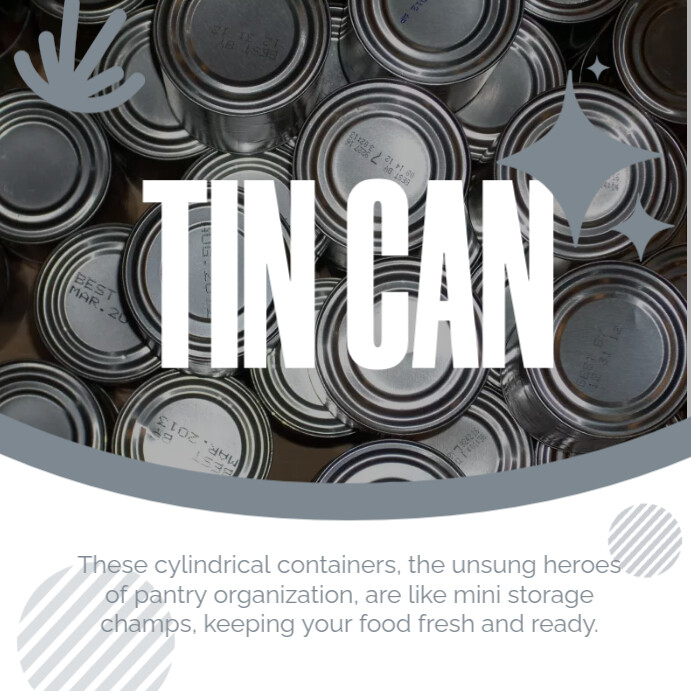Plantilla de National Tin Can Day Instagram Post | PosterMyWall