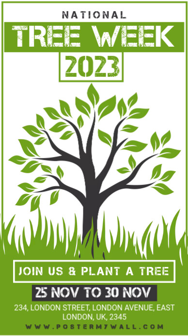 Tree Week Icon National Tree Week Template | PosterMyWall