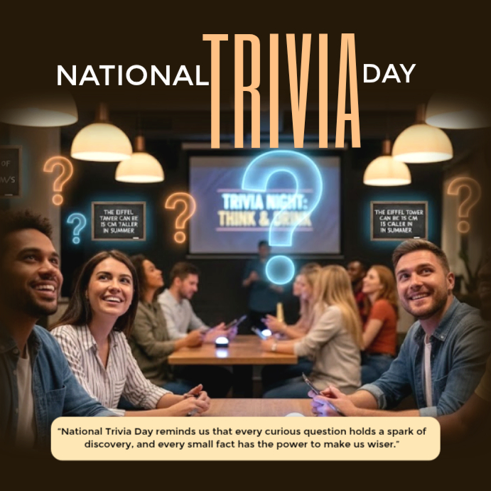 National trivia day Template | PosterMyWall
