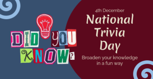 National Trivia Day Изображение, которым поделились на Facebook template