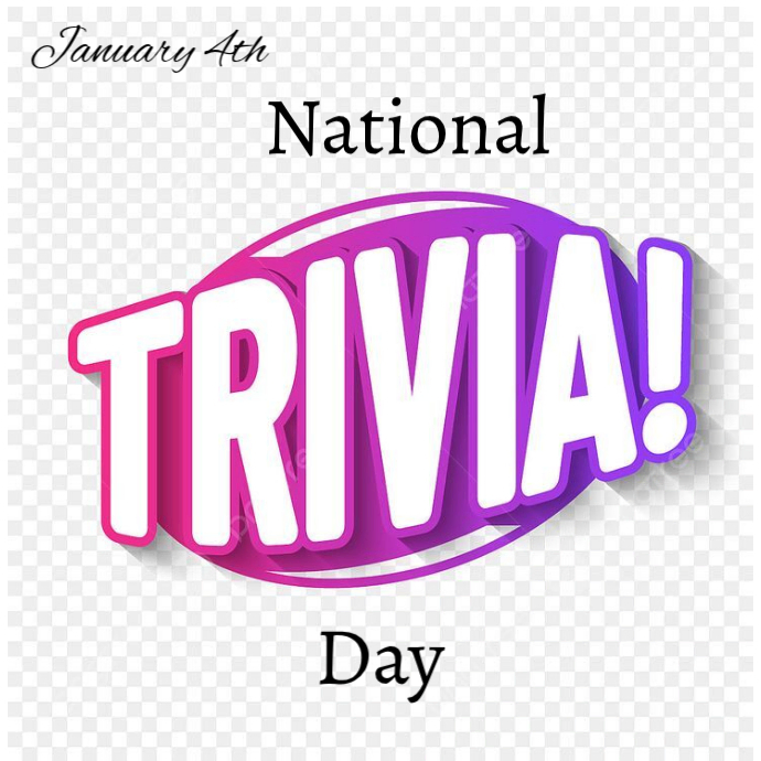 White National Trivia Day Logos Template | PosterMyWall