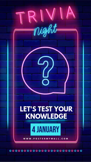 Copy Of National Trivia Day PosterMyWall copy-of-national-trivia-day-postermywall