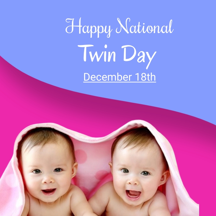 national twin day template