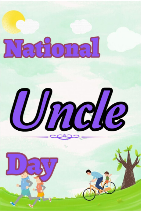 National uncle day Template | PosterMyWall