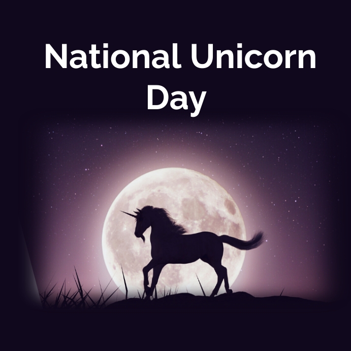 national unicorn day Template PosterMyWall