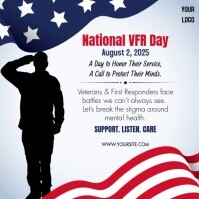 National VFR Day Awareness Instagram Post Template
