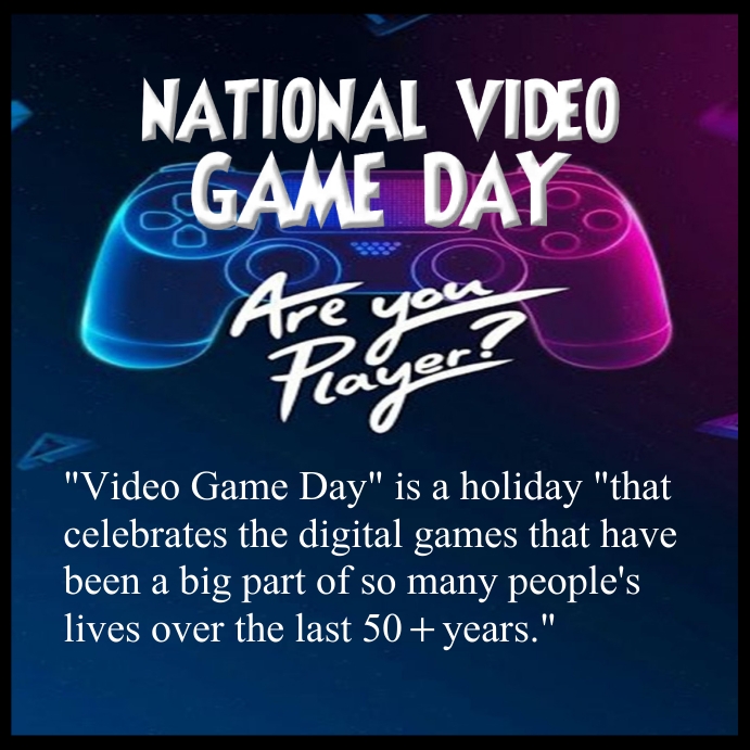 National Videogame Day 2025