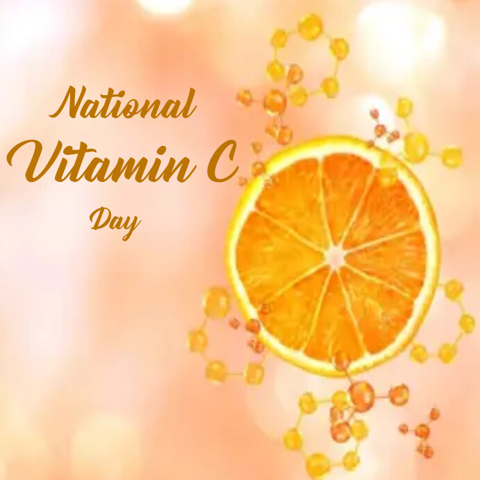 National vitamin C day Instagram post template