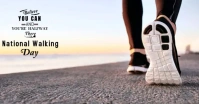 National walking day Facebook Shared Image template