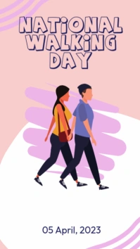 national walking day template Indaba yaku-Instagram