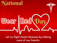 NATIONAL WEAR RED DAY Template | PosterMyWall