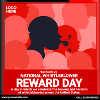 National Whistleblower Reward Day Pos Instagram template
