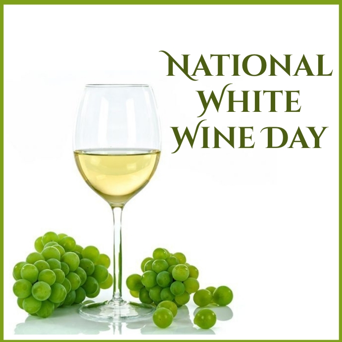 national white wine day Template PosterMyWall