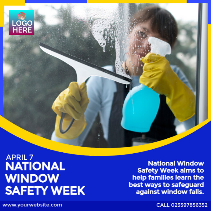 National Window Safety Week Template | PosterMyWall