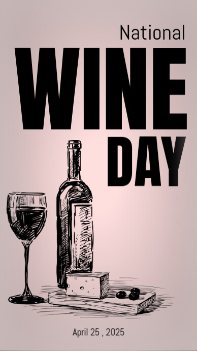 National Wine Day 2025 Template | PosterMyWall