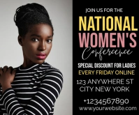 National women's conference Medium Rectangle template