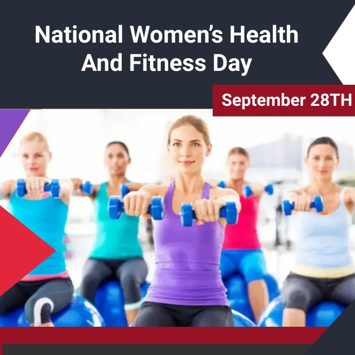 Copy of national women's health and fitness day PosterMyWall