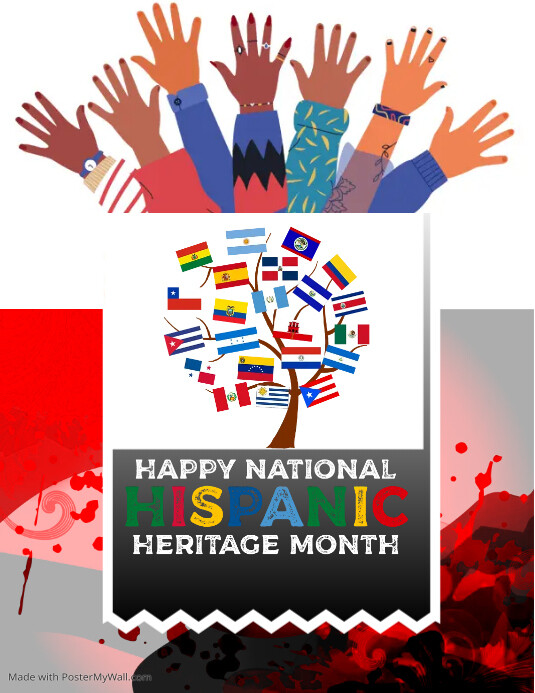 Copy of Nationall Hispanic Heritage Art | PosterMyWall