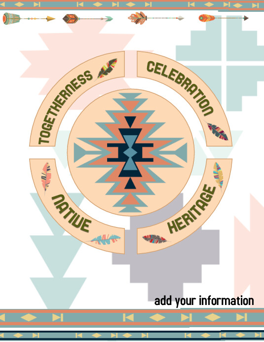 Native American Template | PosterMyWall