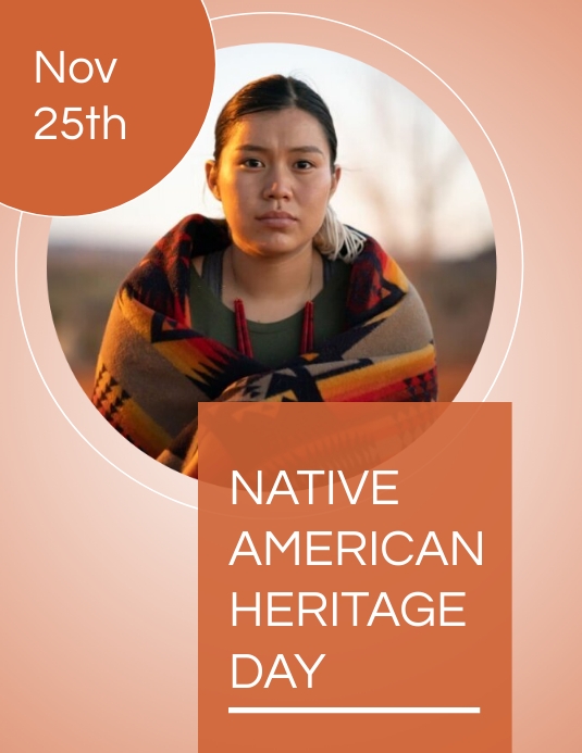 Native American Heritage Day Flyer Template | PosterMyWall