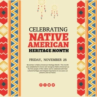 Native American Heritage Month Square (1:1) template