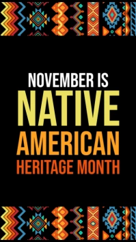 Native American Heritage Month Instagram Story template