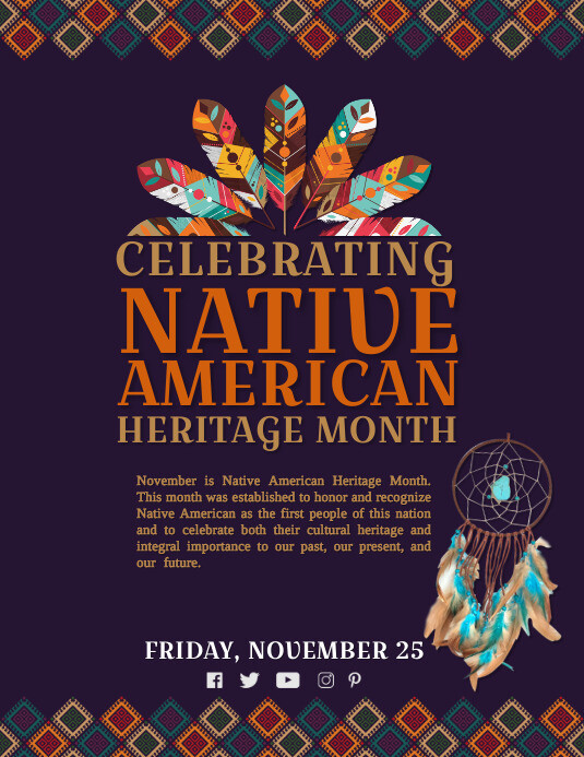 Native American Heritage Month Template | PosterMyWall