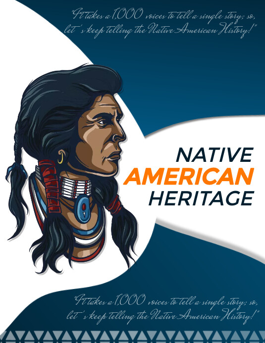 Copy of NATIVE AMERICAN HERITAGE MONTH POSTER 2025 PosterMyWall