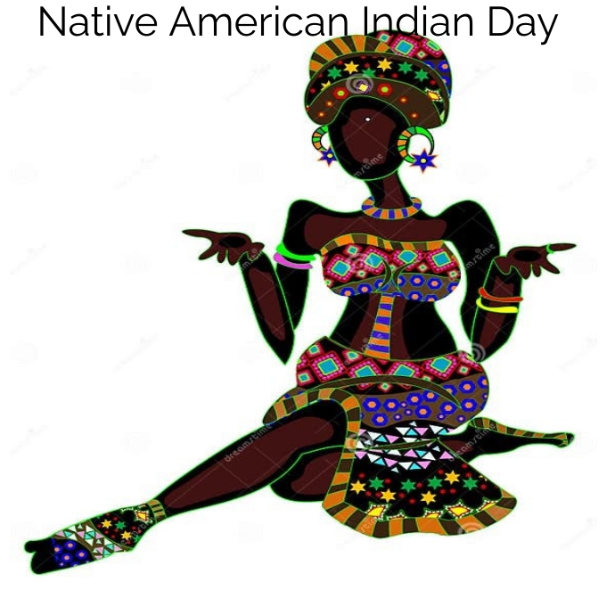 Native American Indian day Logo template