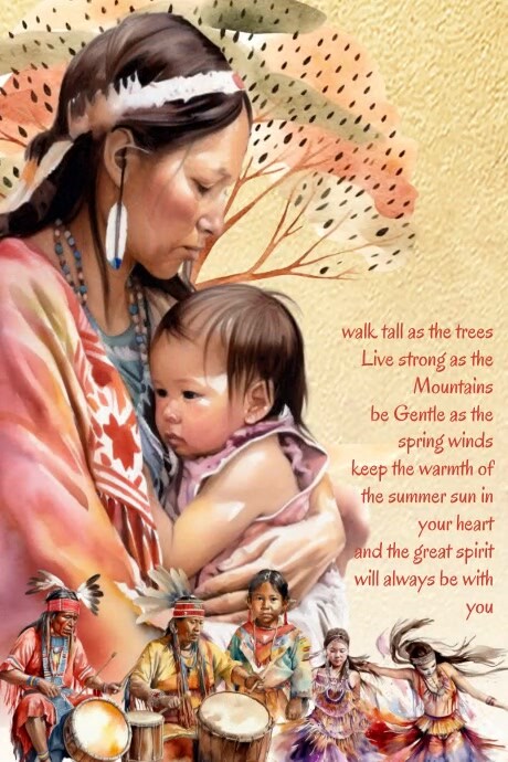 Native American Inspirational Quote Poster Template | PosterMyWall