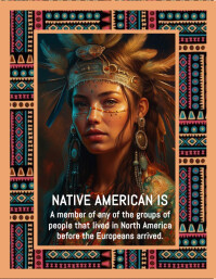NATIVE AMERICAN MONTH FLYER Template | PosterMyWall