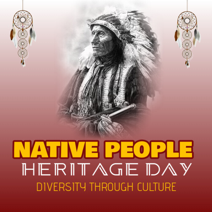 Modèle NATIVE PEOPLE FLYER Design | PosterMyWall