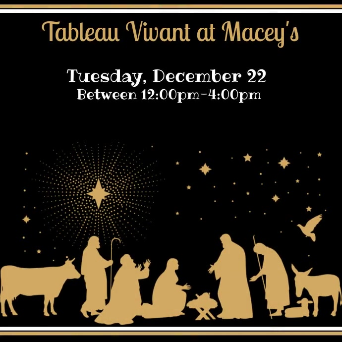 Nativity, Christmas template