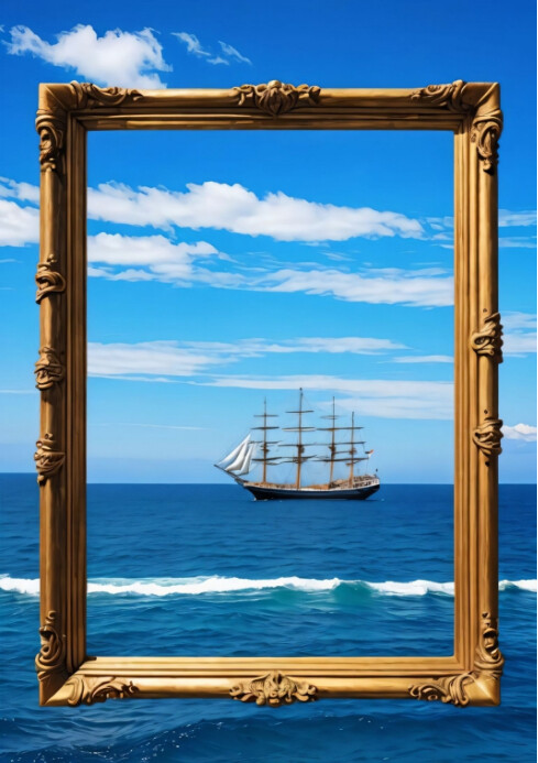 Natural Background Picture Frame Template | PosterMyWall