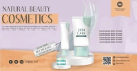 Natural Cosmetics Flyer Facebook 活动封面 template