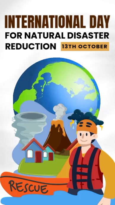 Copy of Natural Disaster Day Reduction Ads | PosterMyWall
