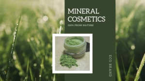 Grøn Mineral Cosmetics Facebook Cover Video Template