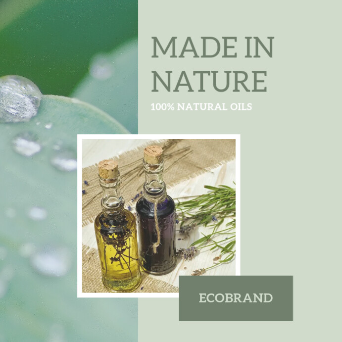 Copy of Natural product advertising template | PosterMyWall