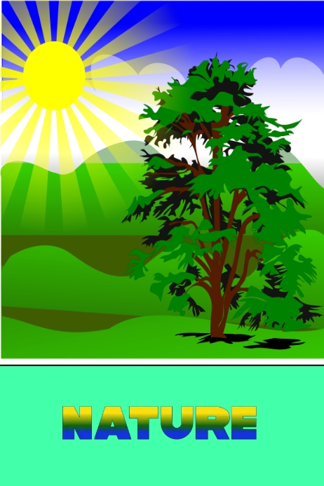 nature Poster template