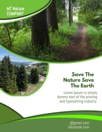 NATURE FLYER DESIGN template