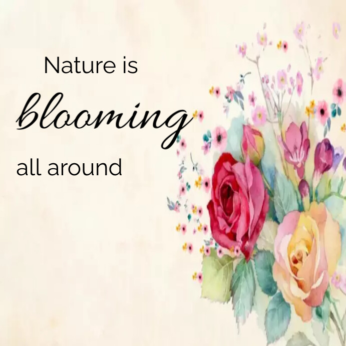 Floral Design Instagram Ad Template | PosterMyWall