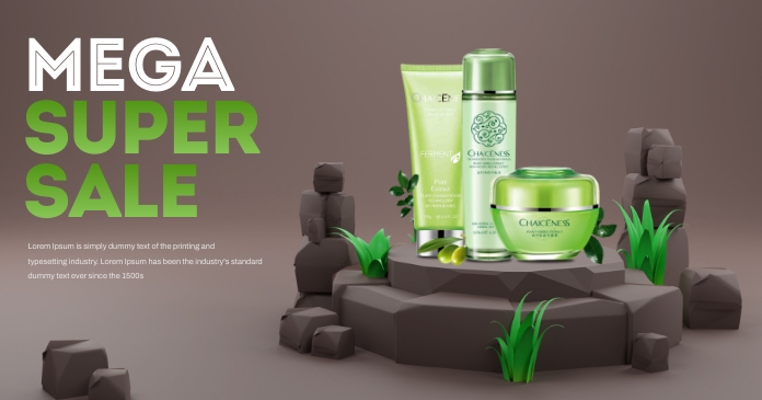 Nature Mockups Facebook Shared Image template